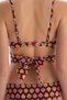Covered Brown Bikini Top - 6
