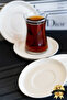 Rüya Yalın 6 Pieces 12 cm Porcelain Tea Plate Off-White