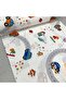 60x120 Car Traffic Patterned 100% Cotton Baby and Kids Bedsheet - 3