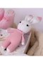 Winny - Baby Girl Set Newborn Gift Set - 100% Cotton Muslin Set, Knitted Booties, Hand Knitted Amigurumi Toy, Soap Brush Set - 3
