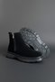 CHELSEY Genuine Leather Double Zip Men's Winter Boots - 2