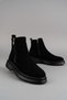 CHELSEY Genuine Leather Double Zip Men's Winter Boots
