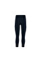 Dark Navy Blue 4-Pocket Embroidered Girls' Winter Tights - 2