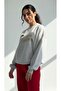 New Year New Year's Eve Printed Black Oversized Sweatshirt - 3