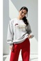 New Year New Year's Eve Printed Black Oversized Sweatshirt - 2