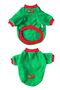 New Year's Outfit Green Fleece Bow Tie Model Cat Outfit Dog Outfit - 6