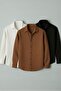 3-Piece Men's Ribbed Ottoman Long-Sleeve Shirt Set
