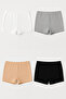 Women's Boxer 4-Pack Cotton Shaping / Sculpting Underwear Comfortable Fabric