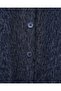 Bearded Jacket with Scarf Detail and Buttoned Front - Navy - 3