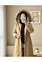 Hooded Bondig Coat with Plush Inside - 2