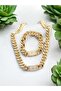 Xuping Gourmet Gold Color Necklace and Bracelet Set - 2