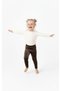 Girl's Stretch Fabric & Corded Fabric & Elastic Waist Velvet Tights - 3
