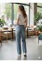 Women's Denim Palazzo Pants - 3