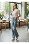 Women's Denim Palazzo Pants