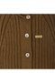 Knitwear Unisex Ribbed Overalls Brown - 4