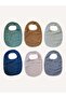 6-Piece Baby Kids Sleeveless Cotton Towel Bibs 6-24 Months / Colors Will Be Sent Mixed