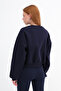 Fleece-Lined Basic Sweatshirt S3812-İ13 - 6