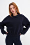 Fleece-Lined Basic Sweatshirt S3812-İ13 - 2