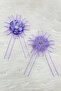 Lilac Brooch Ornament, Bride Groom Dowry Wedding Engagement Convoy Bride's Car Circumcision Henna Ornament 1 Piece - 5
