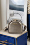 Original Women's Gray Adjustable Crossbody Leather Textured Stylish Shoulder and Hand Bag - 2
