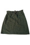Girl's Green Knitted Winter Skirt – with Pockets, Elastic Waist, and Lace-Up - 6