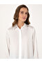 Ecru Comfort Fit Satin Long Sleeve Shirt 50313588-Vr019 - 2