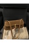 Natalia Women's Mink Suede Hand and Shoulder Baguette Bag - 4