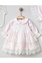 Angela 4-Piece Luxury Religious Ceremony Set 100% Cotton Newborn Baby Girl - 3
