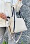 Women's Medium Size Hand and Shoulder Bag - 4