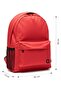 Two-Compartment Backpack Red - 6
