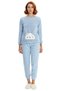 Women's Winter Heart Fleece Pajama Set Comfortable Sleep Set 3-Piece Professional Appearance Special Design - 4