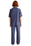 Women's Comfortable Fit Viscose Single Jersey Knitted Pajama Set Distinguished Material Trend Design - 5