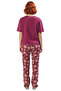Women's Short Sleeve Crew Neck Cotton Pajama Set Comfortable and Stylish Durable Material - 5