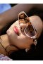 New Season Stylish Design Marble Pattern Frame Nude Glass Vintage Unisex Sunglasses - 5