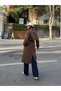 Women's Belted Epaulette Double Breasted Premium Trench Coat - 4