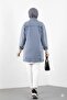 Women's Pocket Detailed Denim Jeans Blue Jacket - 5