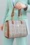 Women's Polo 4-Compartment Chain Detail Long Crisscross Straps & Clutch Bag (24x19 CM)
