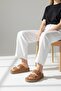 Anatomical Natural Cork Sole Genuine Leather Slippers - 2