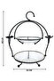 شيالة حلاوة قزاز كرستال دورين | علي اطار ذهبي مقاسين وهيكل اسود لماع جودة عالية - 3