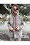Italian K Hooded Leopard Velvet Suit Gray - 4