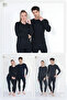 Isıltermal |   Unisex Cotton Winter Collection (Navy Blue Anthracite Black) 3 Piece Thermal Set