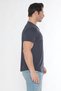 Men's Wide Neck 100% Cotton Loose T-Shirt - 3