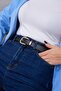 Silver Bridge Buckle Women's Belt, Jacket Belt, Trouser Belt. - 3
