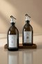 Amber Olive Oil Oil Bottle Oil Pot with Wooden Stand 500 ml 500t Bb Za St - 4