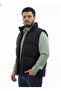 Men's Black Puffer Jacket Relax Fit - 2