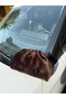 Women's Drawstring Bag Bitter Brown Plush Fur 2011 (Charm Beads Not Included) - 8