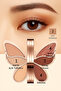 Butterfly 6-Piece Eyeshadow Palette – Nude & Shimmering Shades – High Pigment – Long-Lasting – Butterfly Eyeshadow - 3
