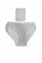 Plus size patterned 2 piece panty - 3