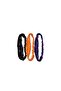 Anchor Patterned Elastic Parachute Model Hair Band Colorful Set - 5