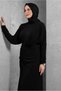 Brooched Dress with Striped Details 44607 - 2